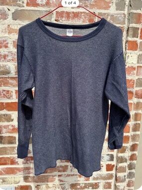 Vintage Morgan Mills Performance Wear Thermal Shirt Size L 42-44 (Modern M)